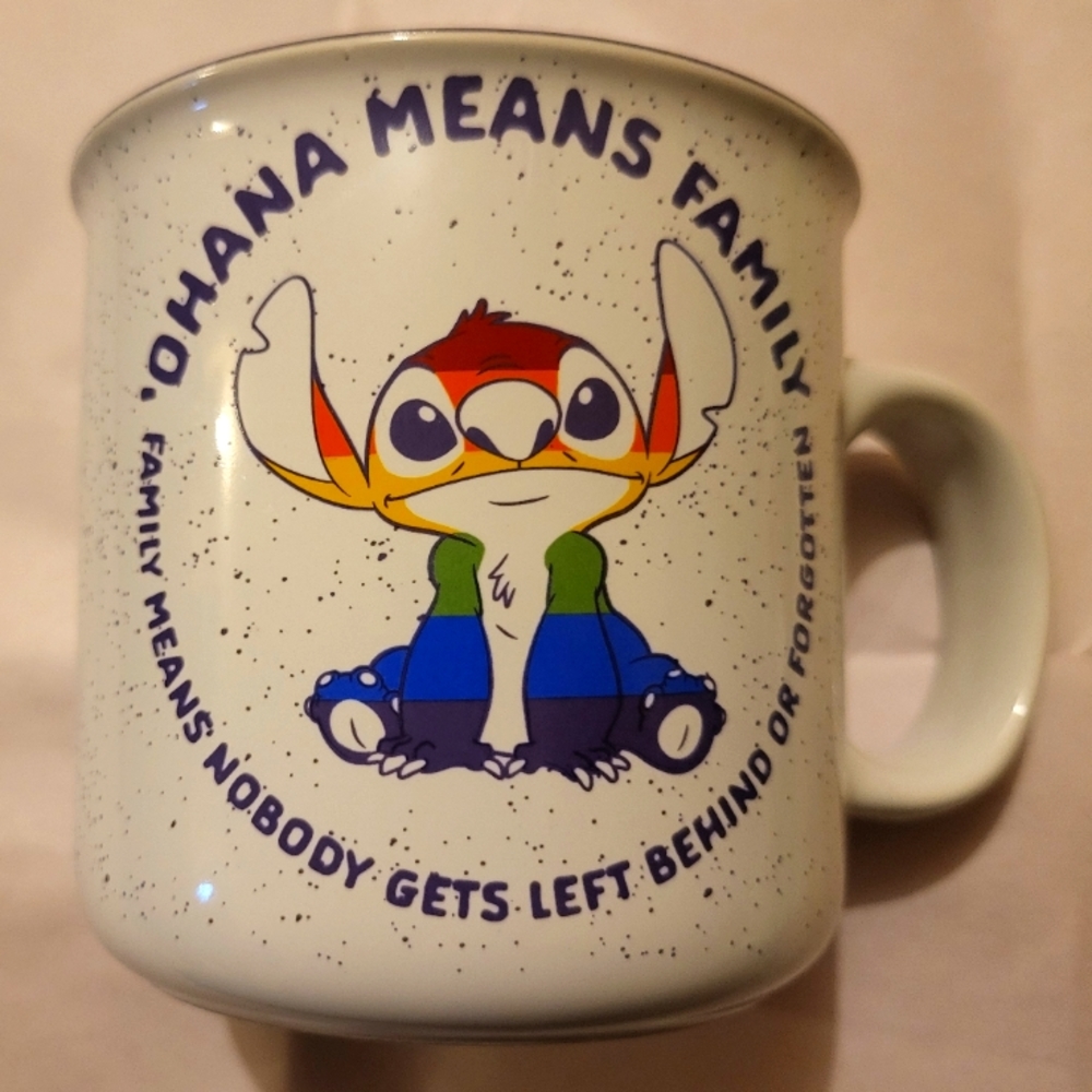 Disney Rainbow Stitch Mug